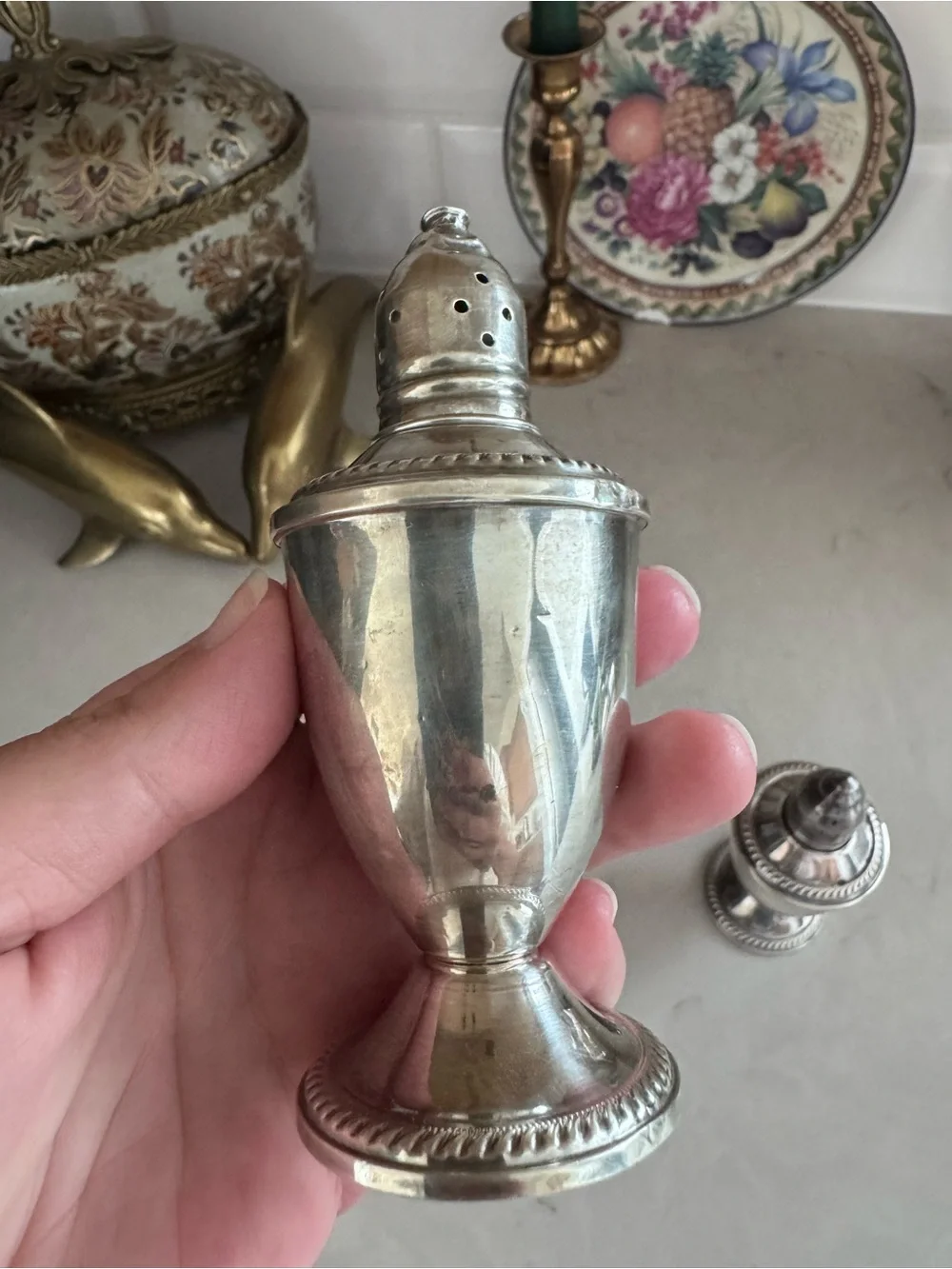 Vintage Duchin Creation Weighted Sterling Silver Salt & Pepper Shakers